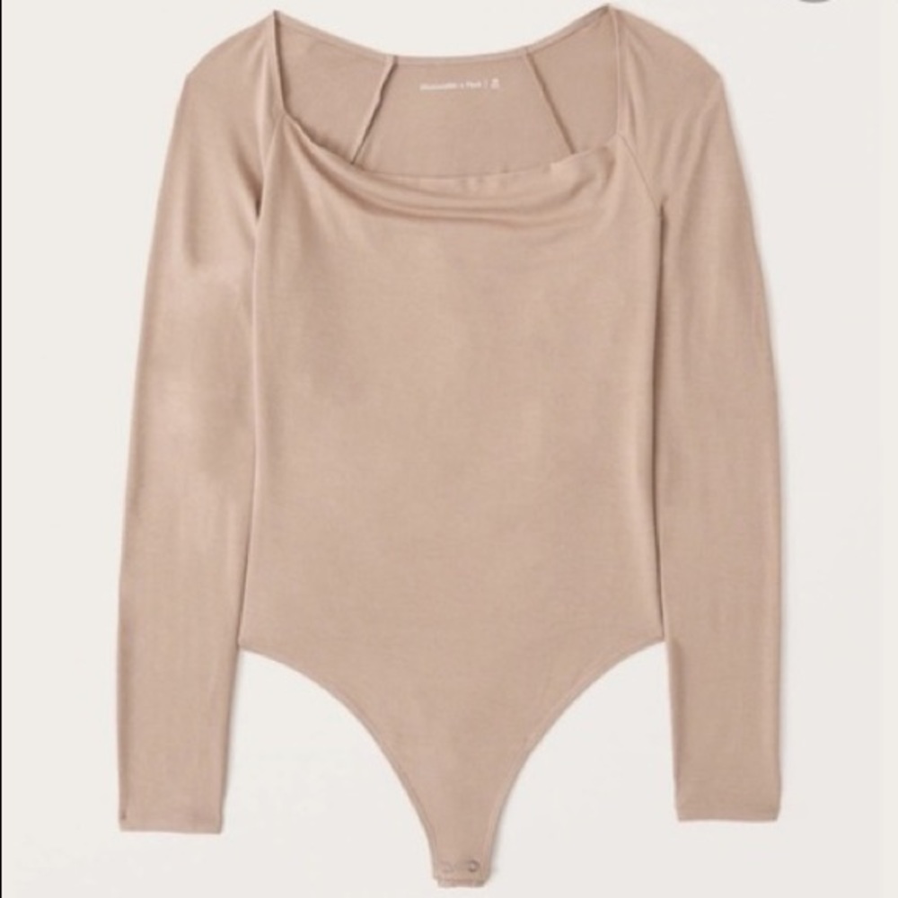 Abercrombie & Fitch Cowl Neck Bodysuit